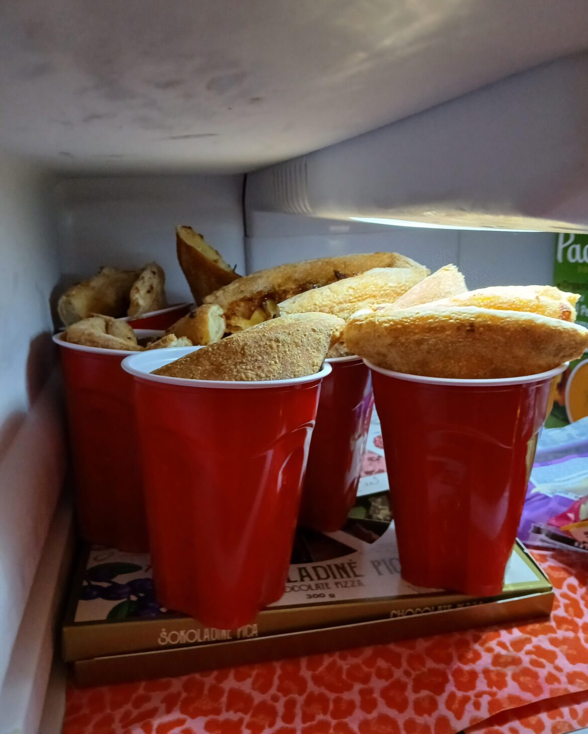 Look at this situation found on Fridge Detective..