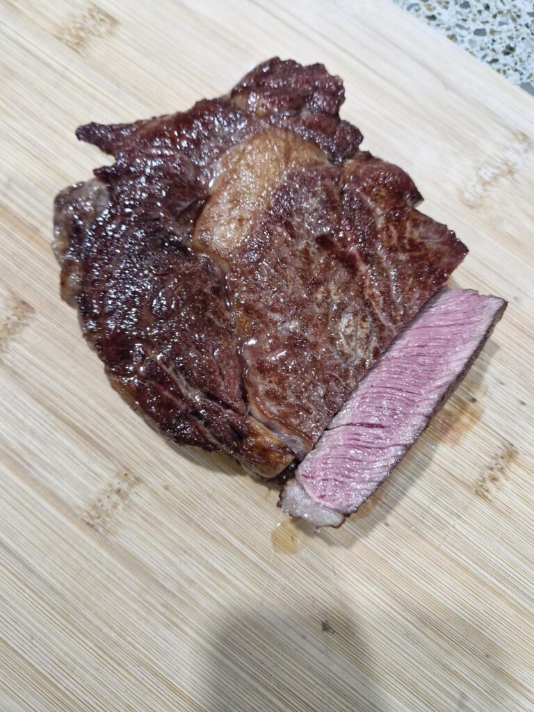 Cheap steak, rush job after a 16 hour day. Pass or Fail?