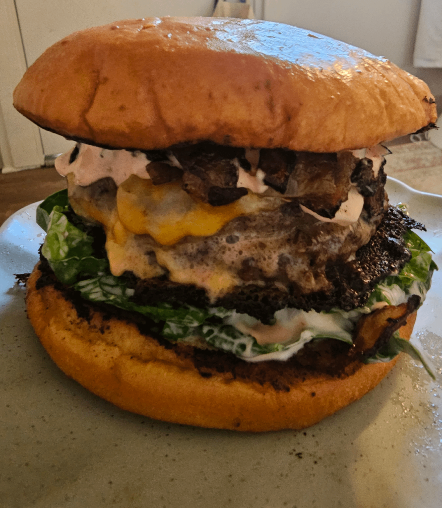 true love is grilled onions on a burger