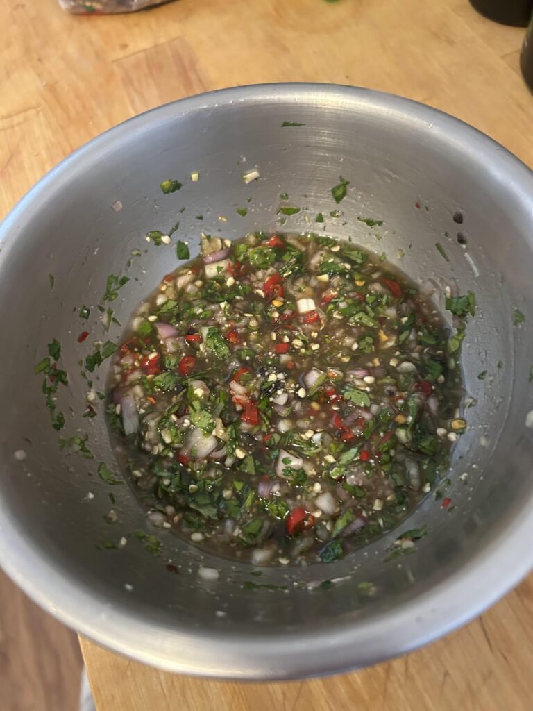 Thai “salsa” - I don’t know the name