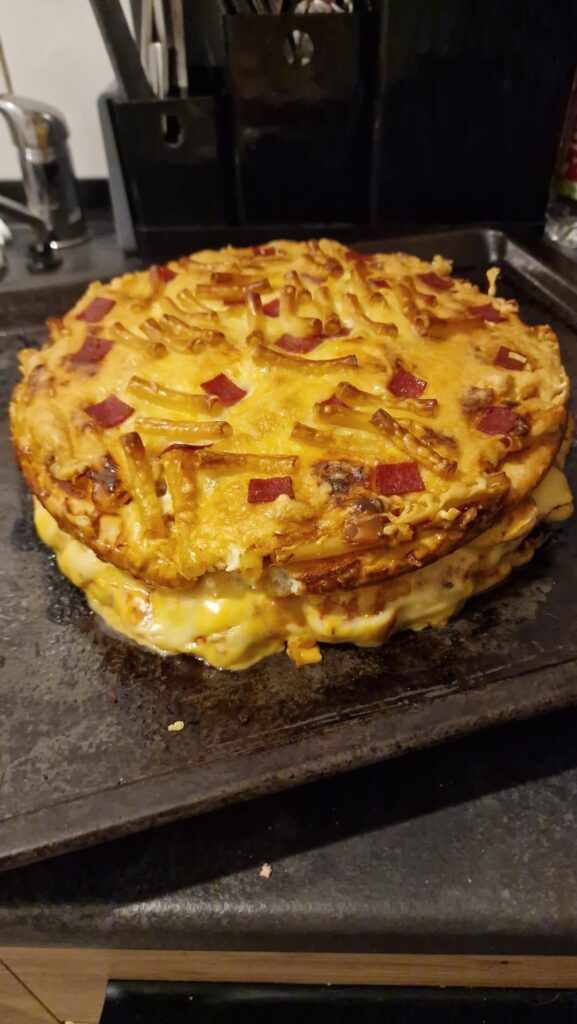 How many crimes can "one" pizza commit?