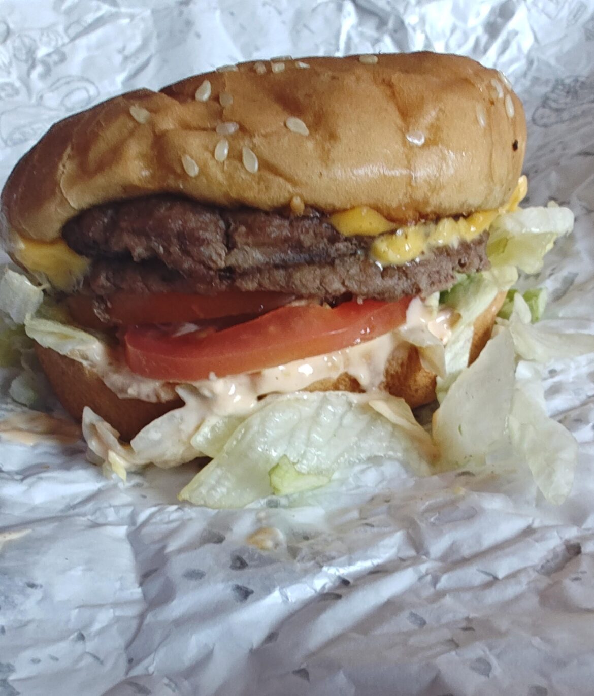 Not a bad cheeseburger for a taco chain