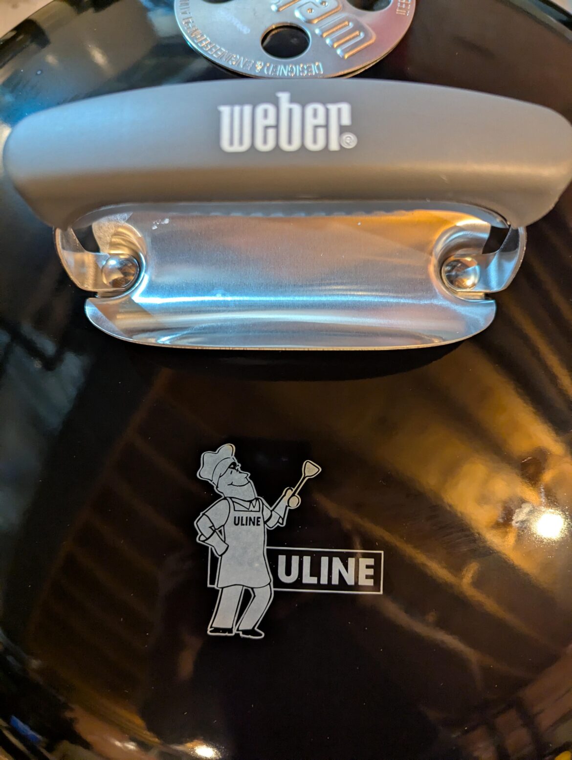 How do I remove this Uline branding?