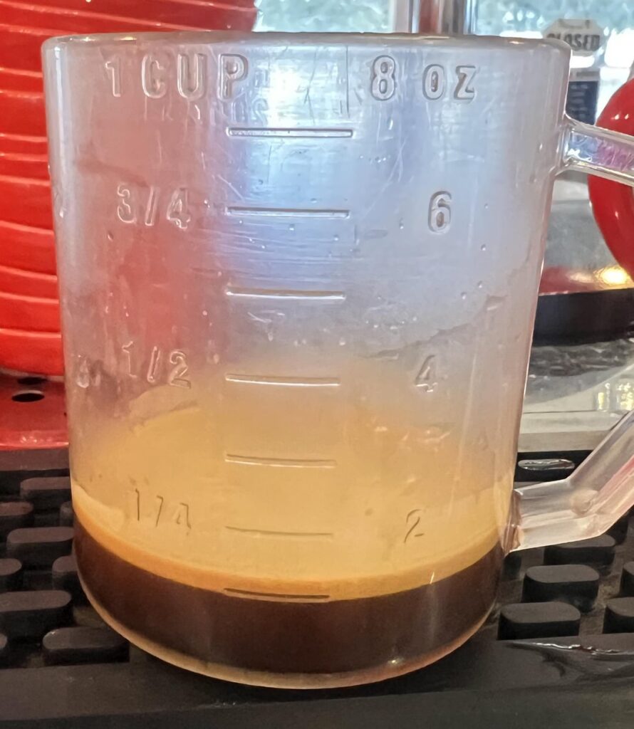 Fresh ground espresso issue