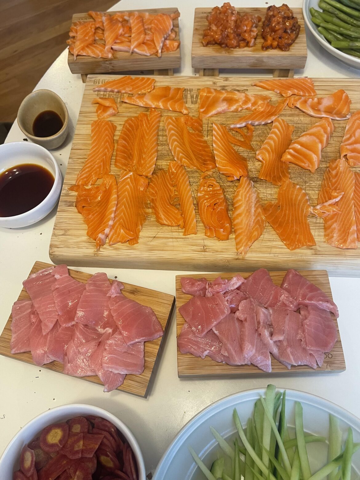 Catalina offshore - 1 lb salmon and 5 oz tuna belly