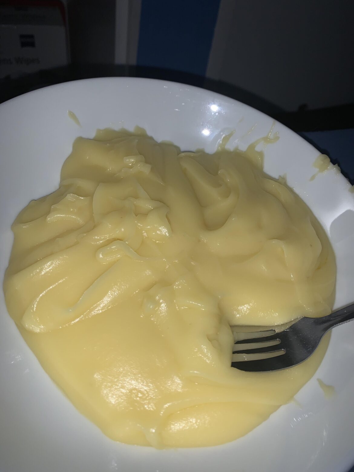 Almost 4 years ago my mum served me this mash. I love potato in many forms -especially mashed- and I don't like to not eat food that someone else has made for me... but the consistency of this had me gagging. (picture was taken pre gravy, I'm not a monster, and chicken is on a seperate plate)