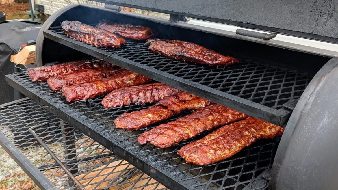 10 racks of baby backs I did the other day.  Ate some, vacuum sealed and froze the rest so they're ready to sous vide on an easy week night.