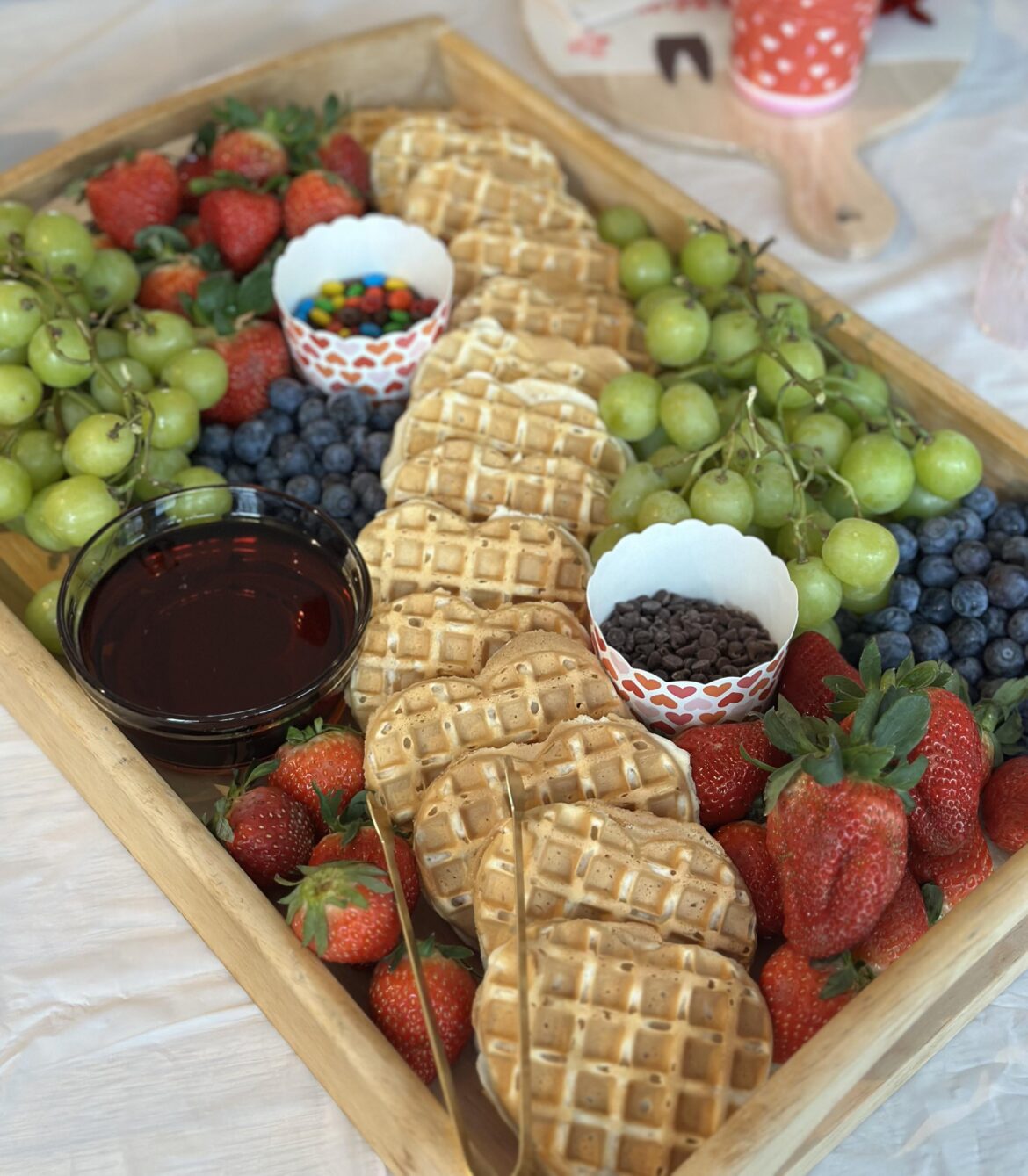 Brunch themed charcuterie board🧇🍓