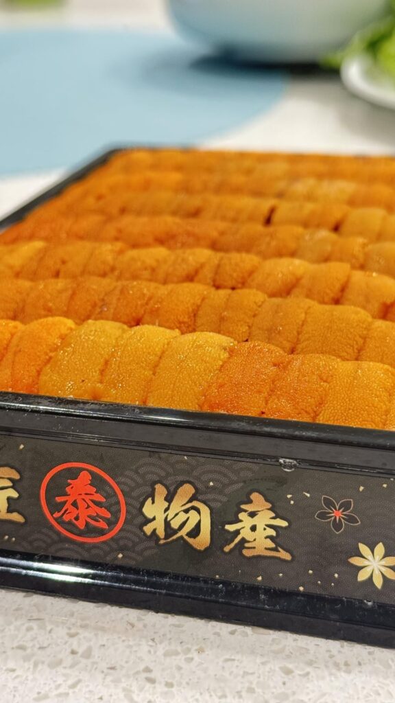 Had a fun evening tonight with Bafun uni imported from Japan