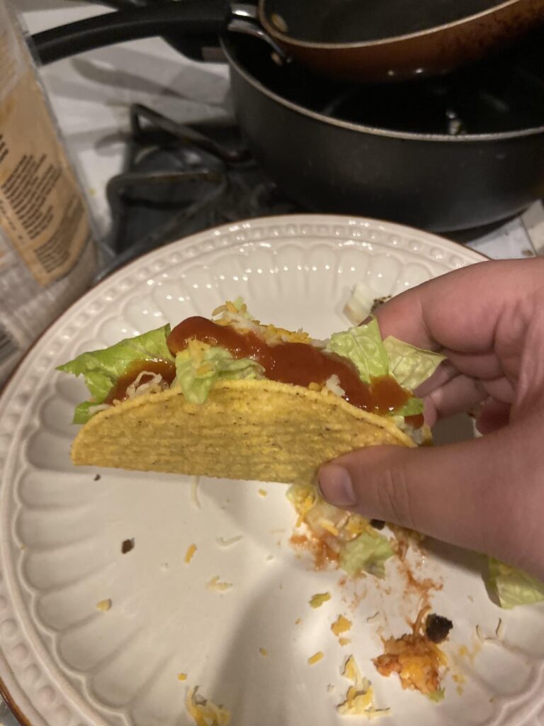 Hard taco 🌮