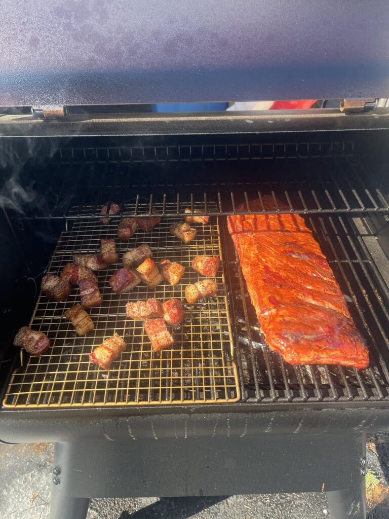 Finally warming up a bit outside. Good time to cook