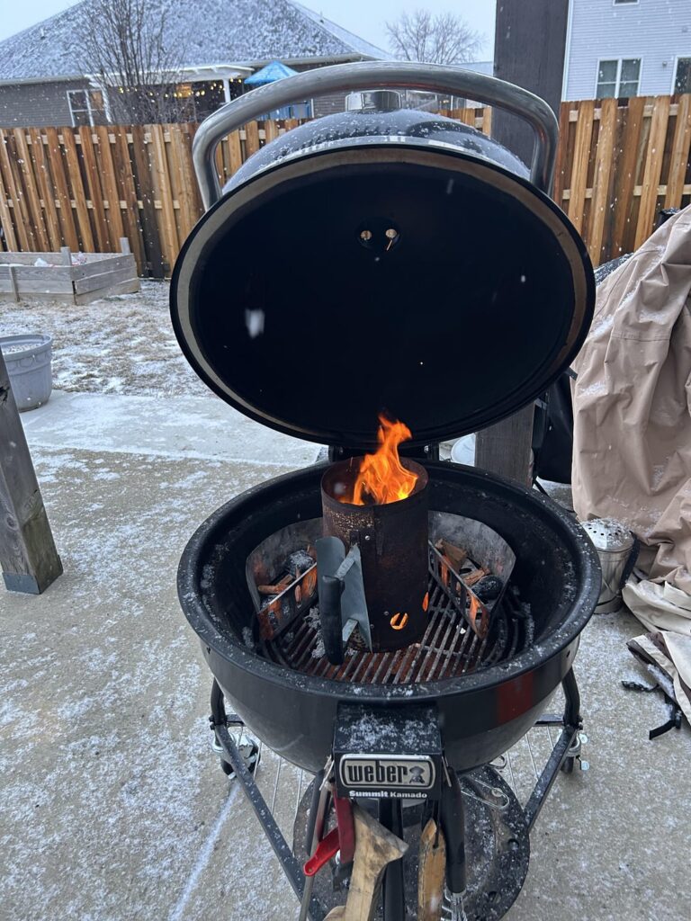 20° & ❄️! Perfect Grilling Weather