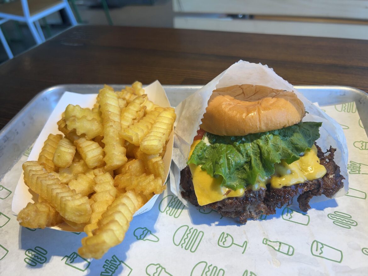 My first Shake Shack cheeseburger