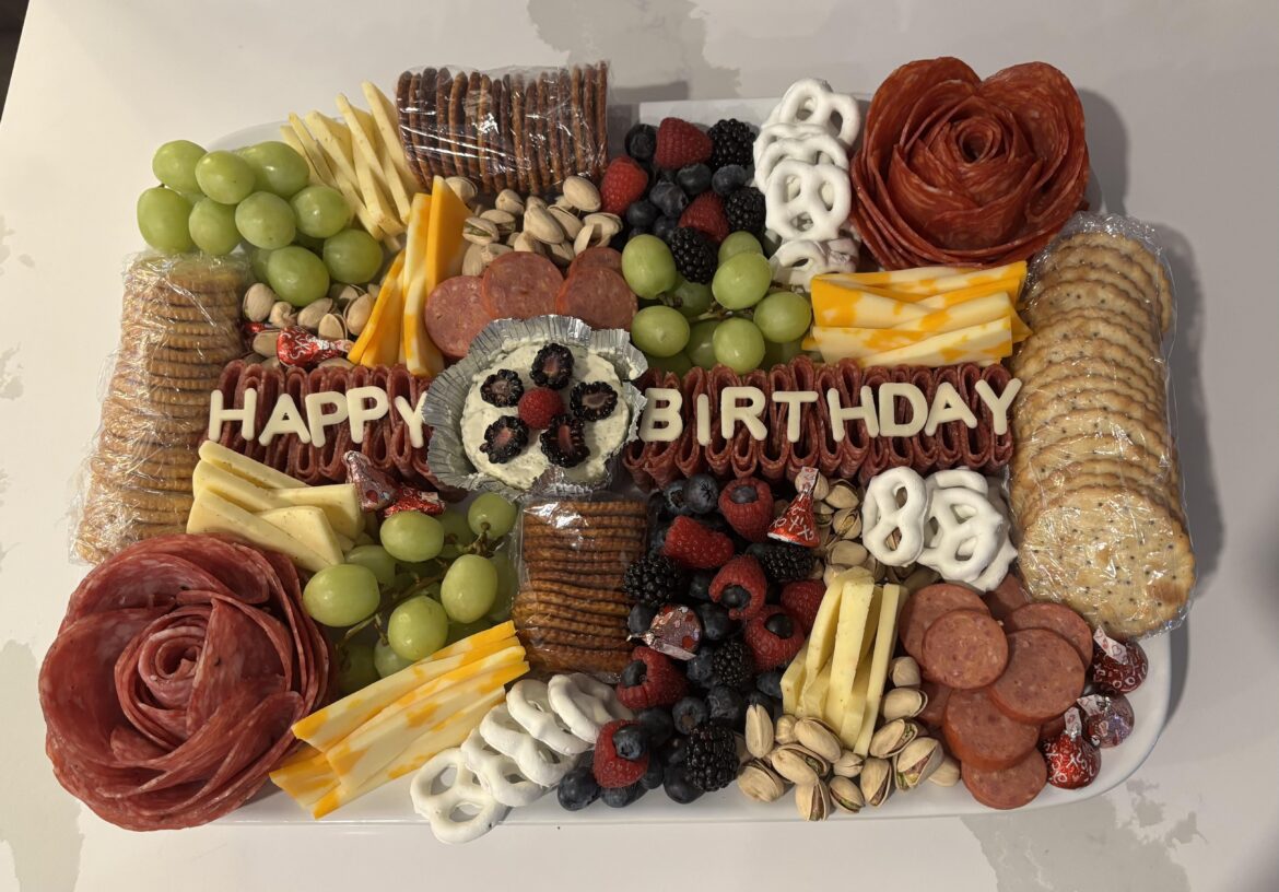 Birthday board for a family member