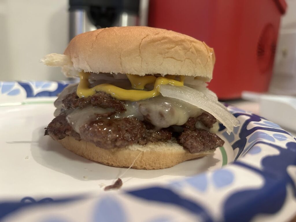 Double cheeseburger