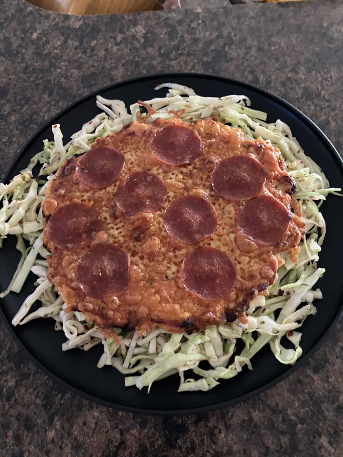 I made a pizza dough out of leftover masa served it over curtido. Crime?