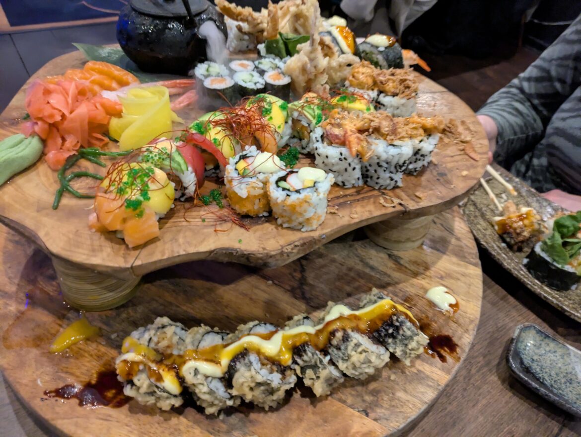 Sharing platter for Ciscoe's, Norwich, UK