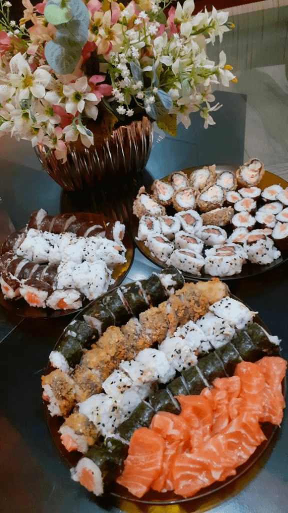 I didn't mean to make you jealous, but at my job, we get together every month and eat sushi on the boss's tab