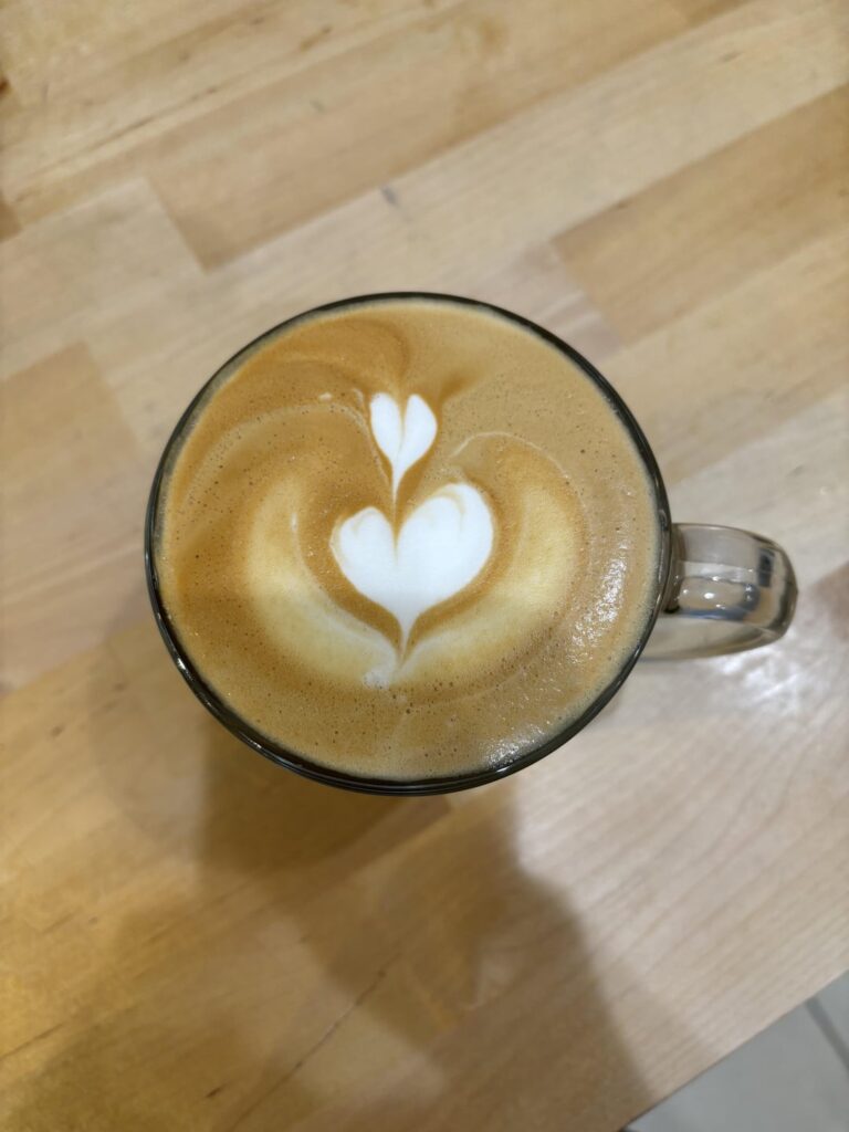 My last latte as a barista