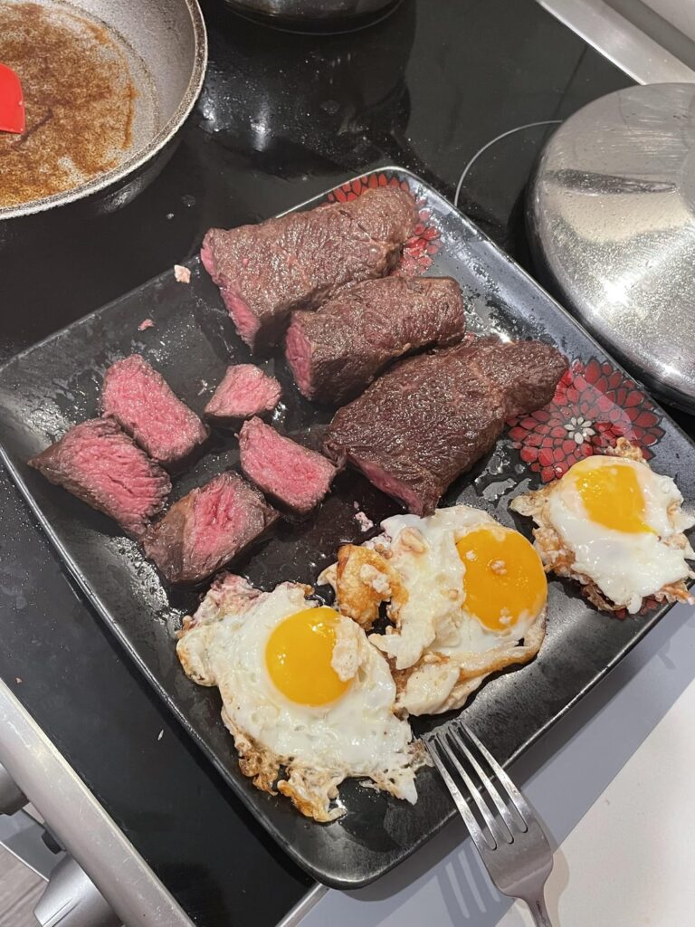 First steak as a husband