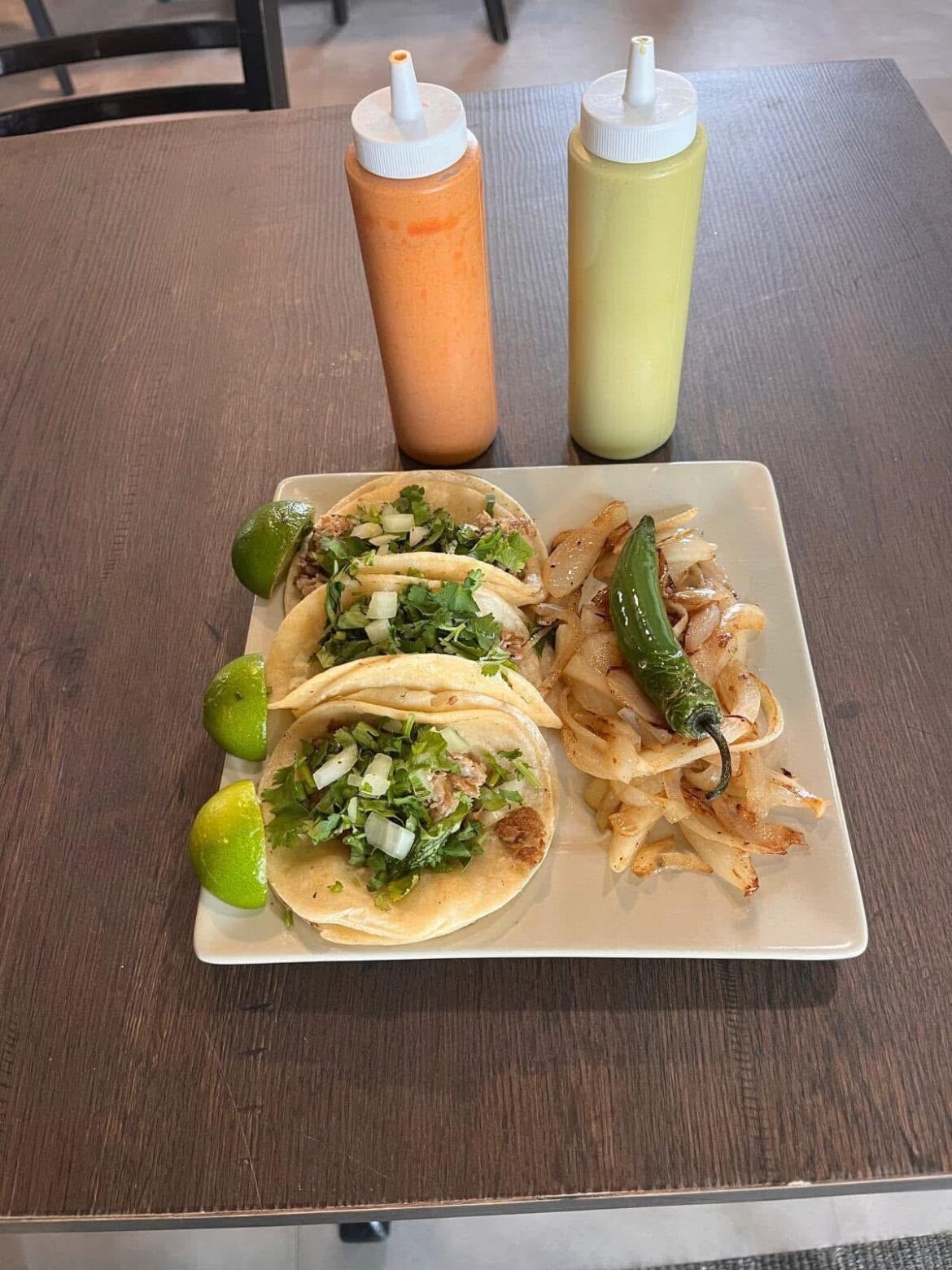 How a new local restaurant serves all of their tacos.