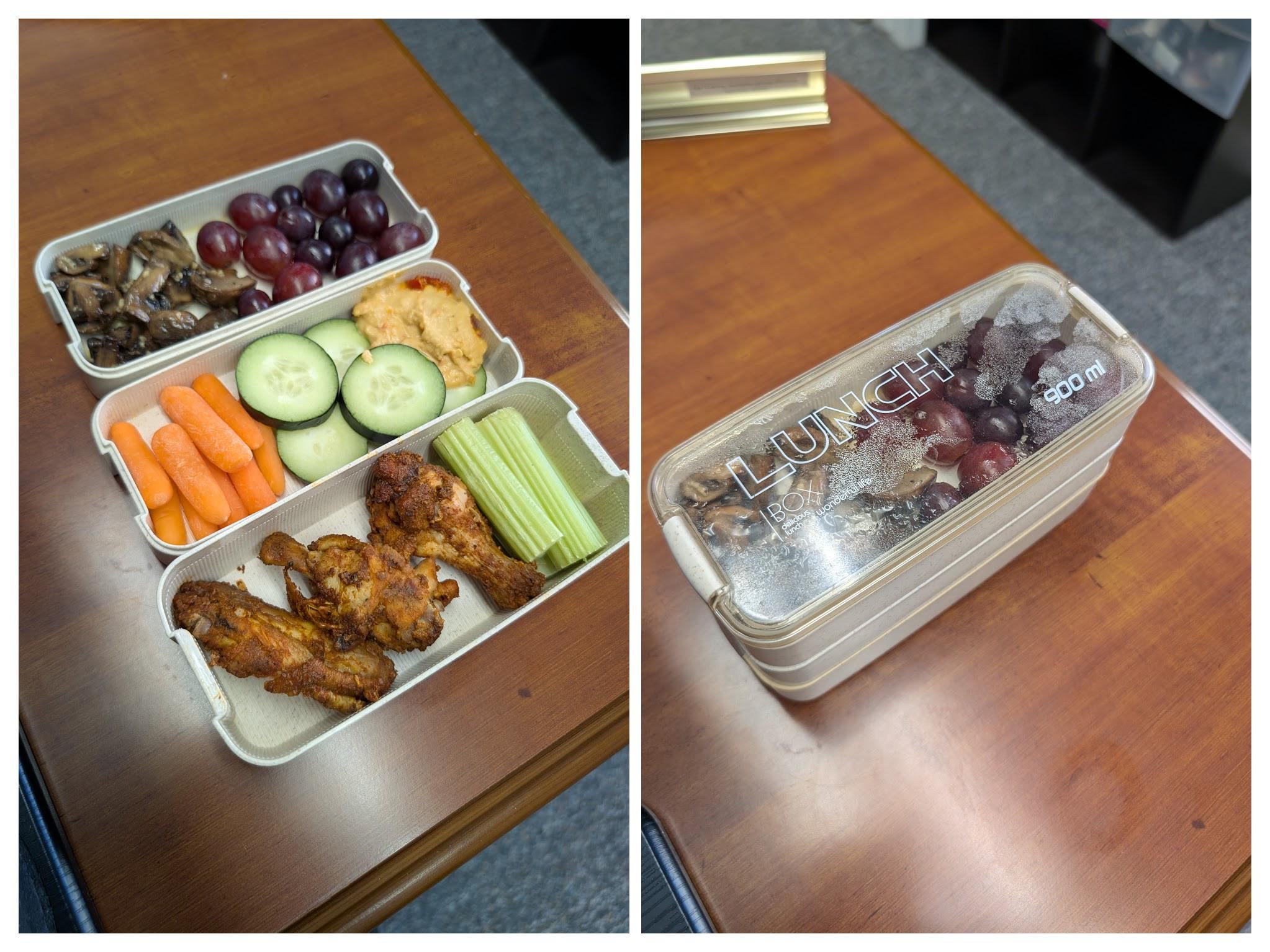 Superbowl party leftovers bento - Dining and Cooking