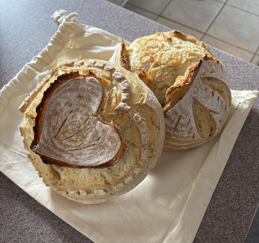 2nd and 3rd try at sourdough bread! Feeling proud