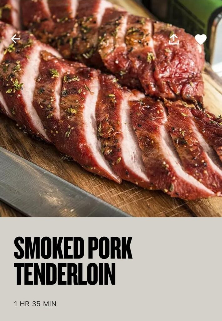 Smoked Pork Tenderloin