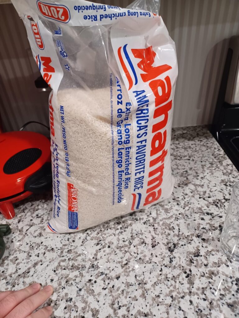 Update for all those people who were yelling at me about rice a few days ago