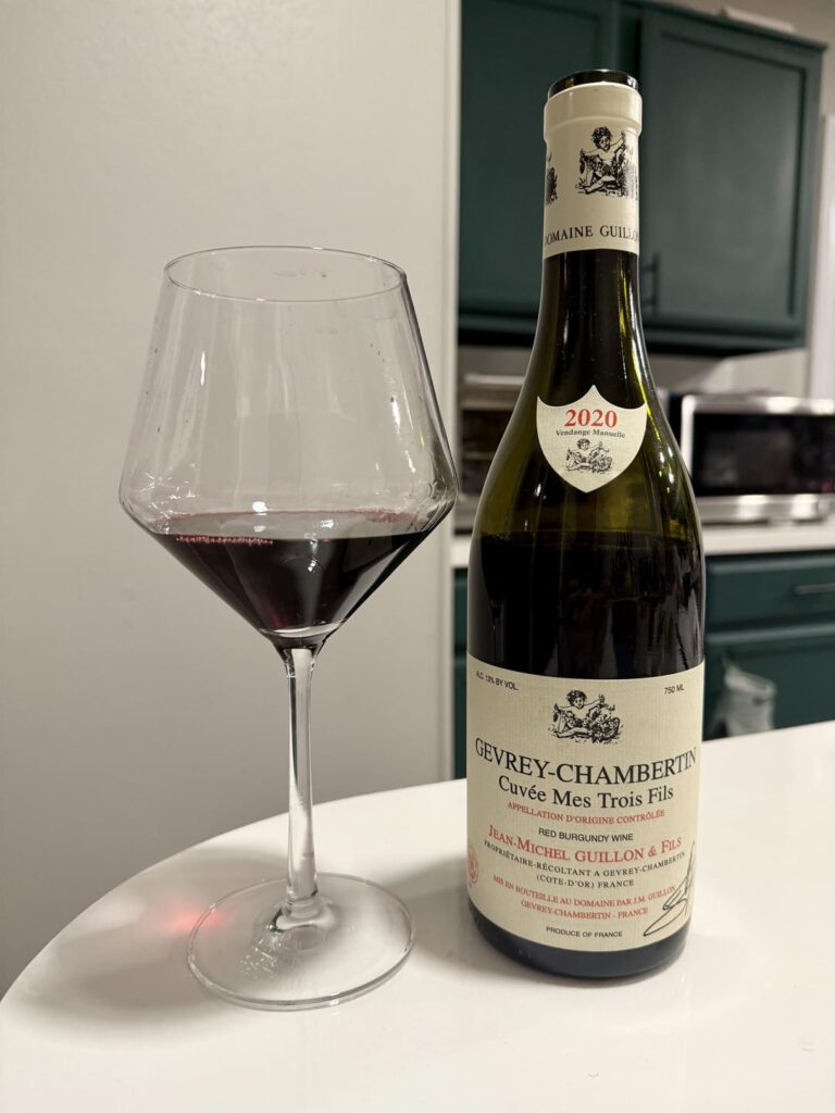2020 Jean-Michel Guillon Gevrey-Chambertin “Cuvée Mes Trois Fils”