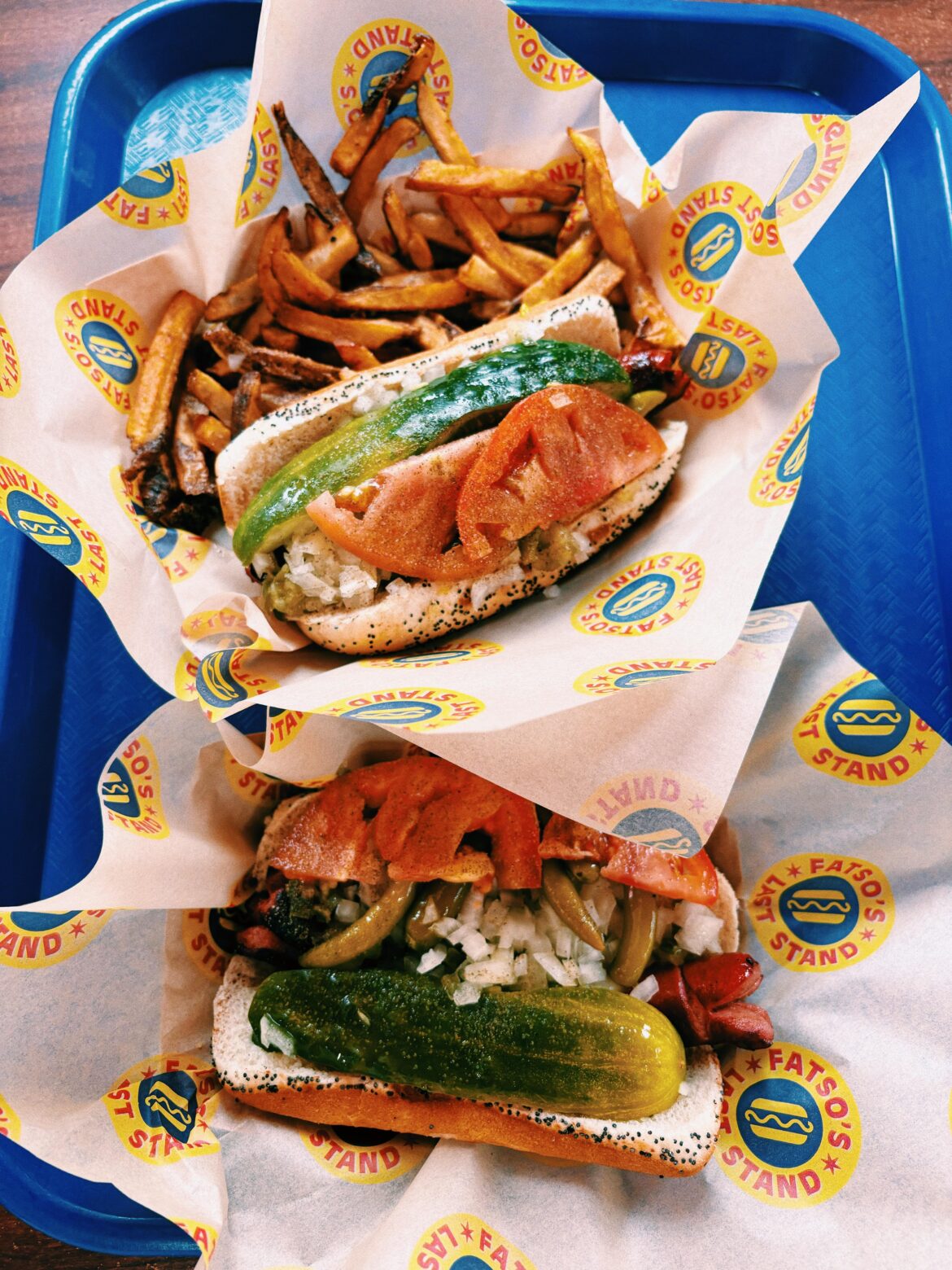 Fatso’s Chicago Dog. It’s beautiful.