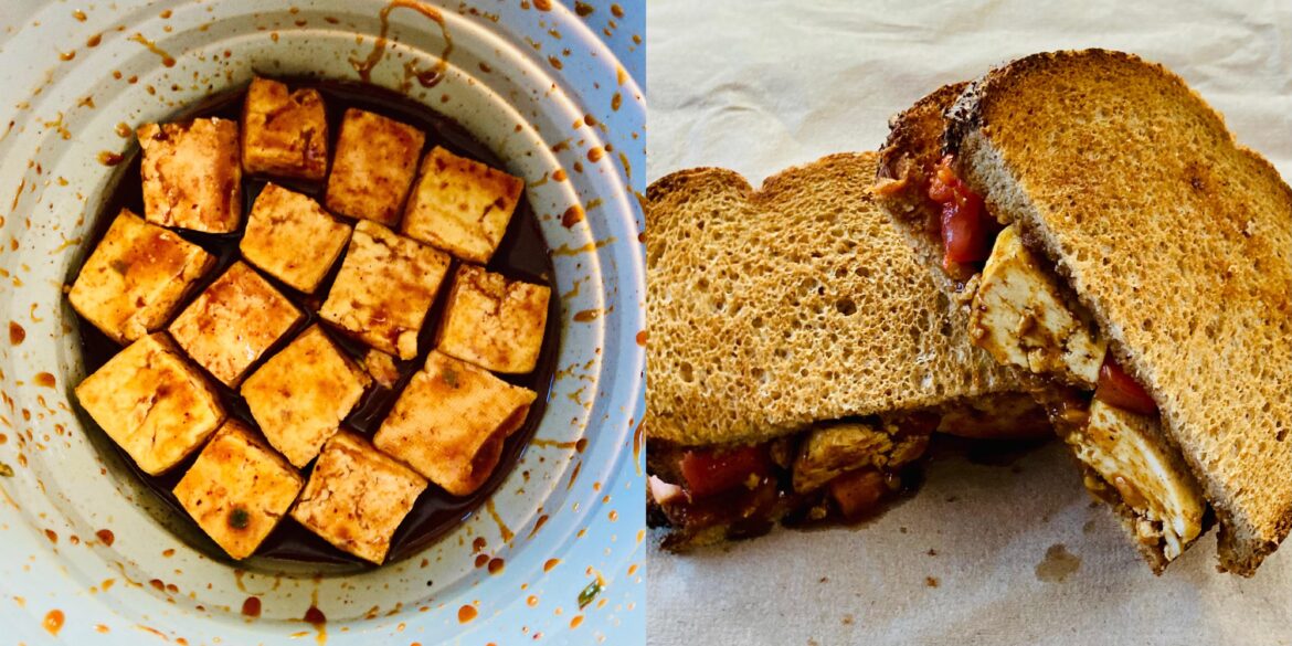 Chipotle Sandwich Press Tofu Pressed Sandwich