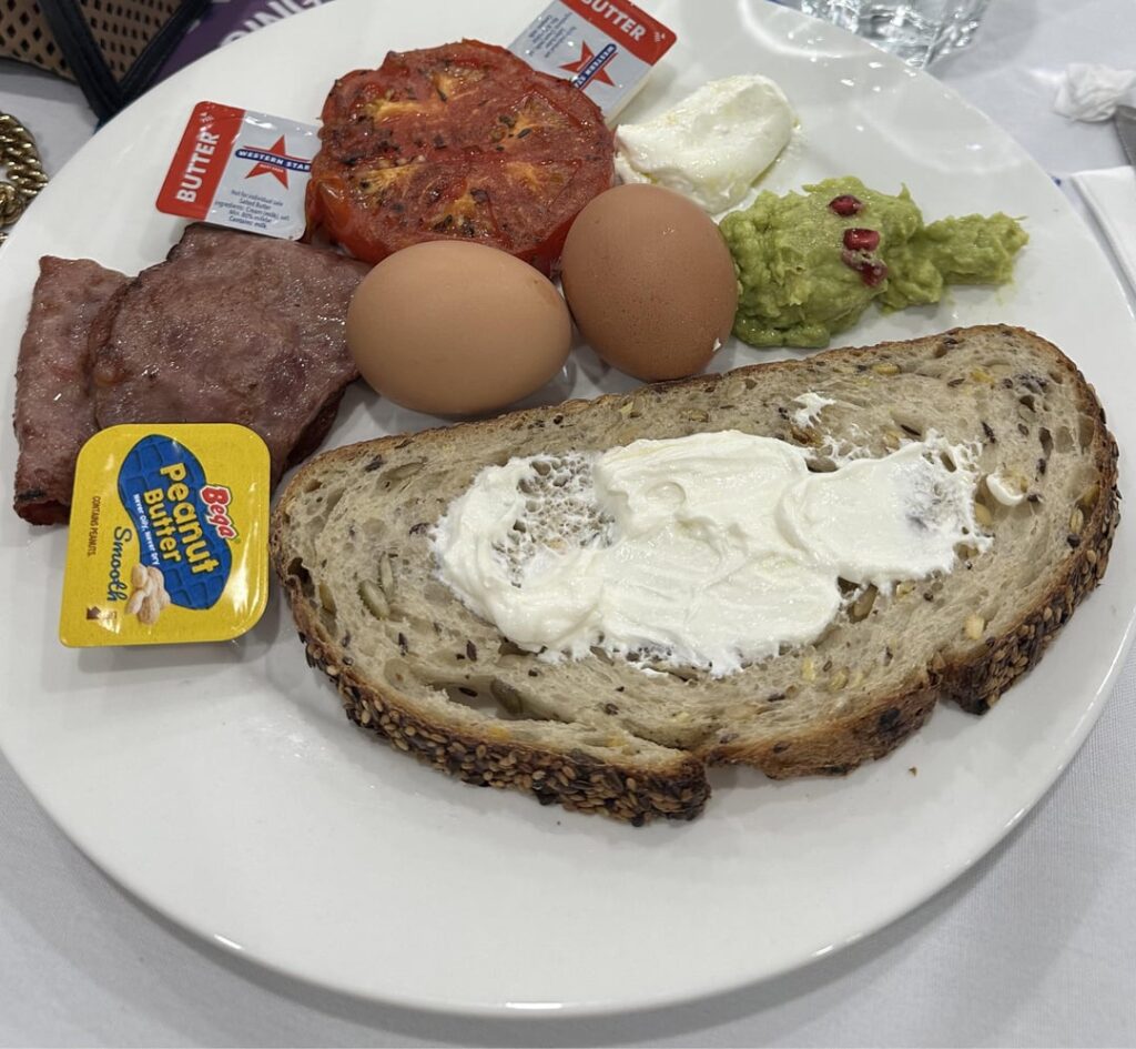 Overestimating this breakfast at a high tea