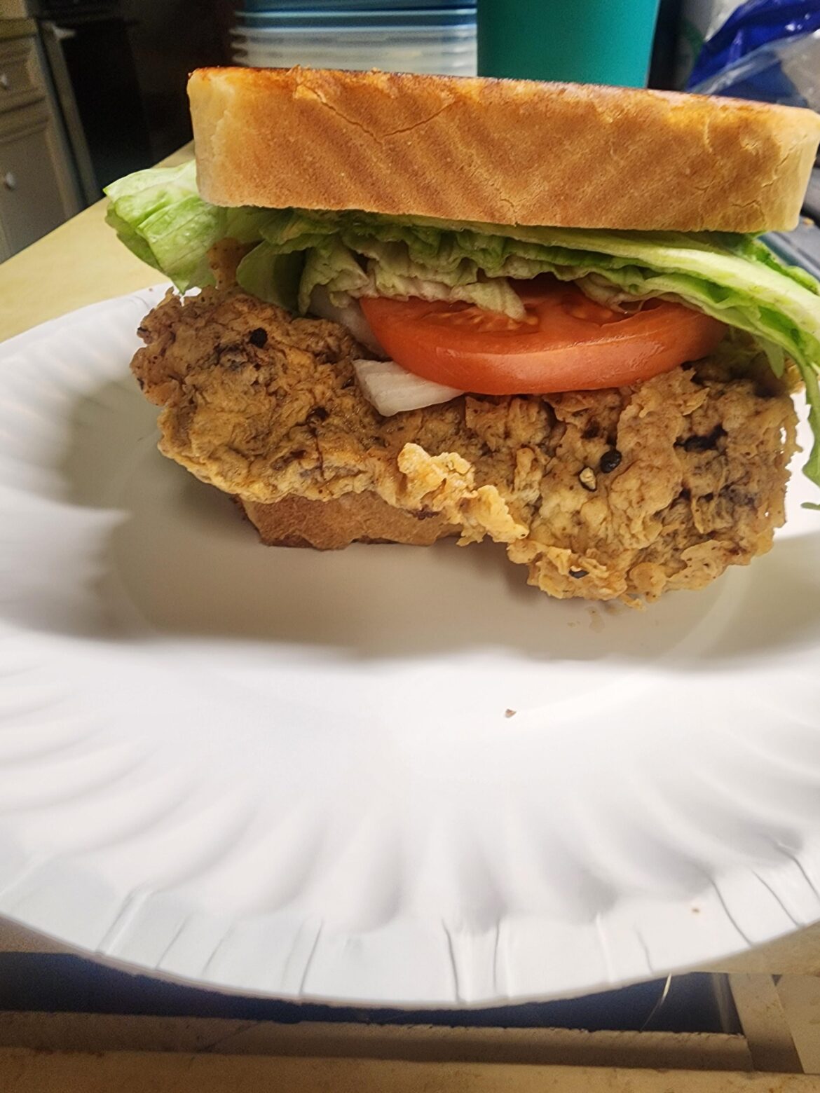 Chicken fried steak sandwich