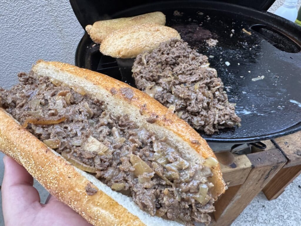 Cheese steaks