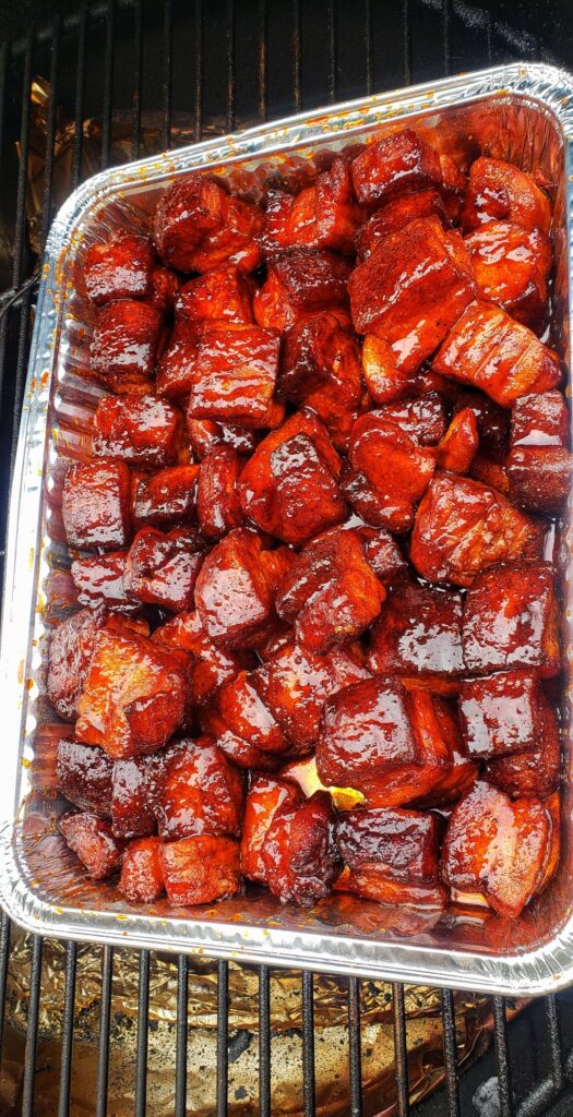 Super Bowl pork belly and brisket