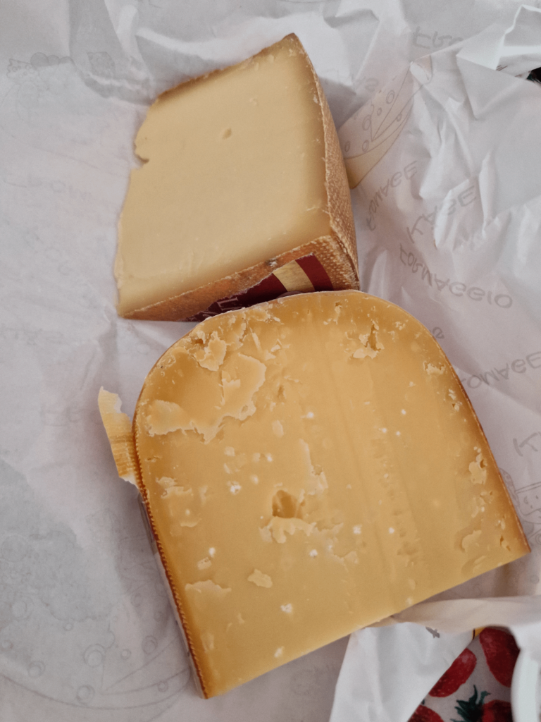 Jersey Gouda and Mölltaler Almkäse