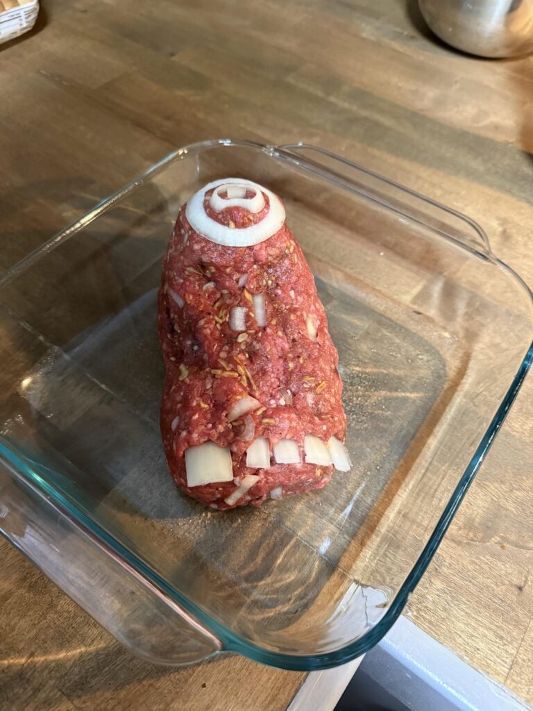 Made a footloaf for dinner