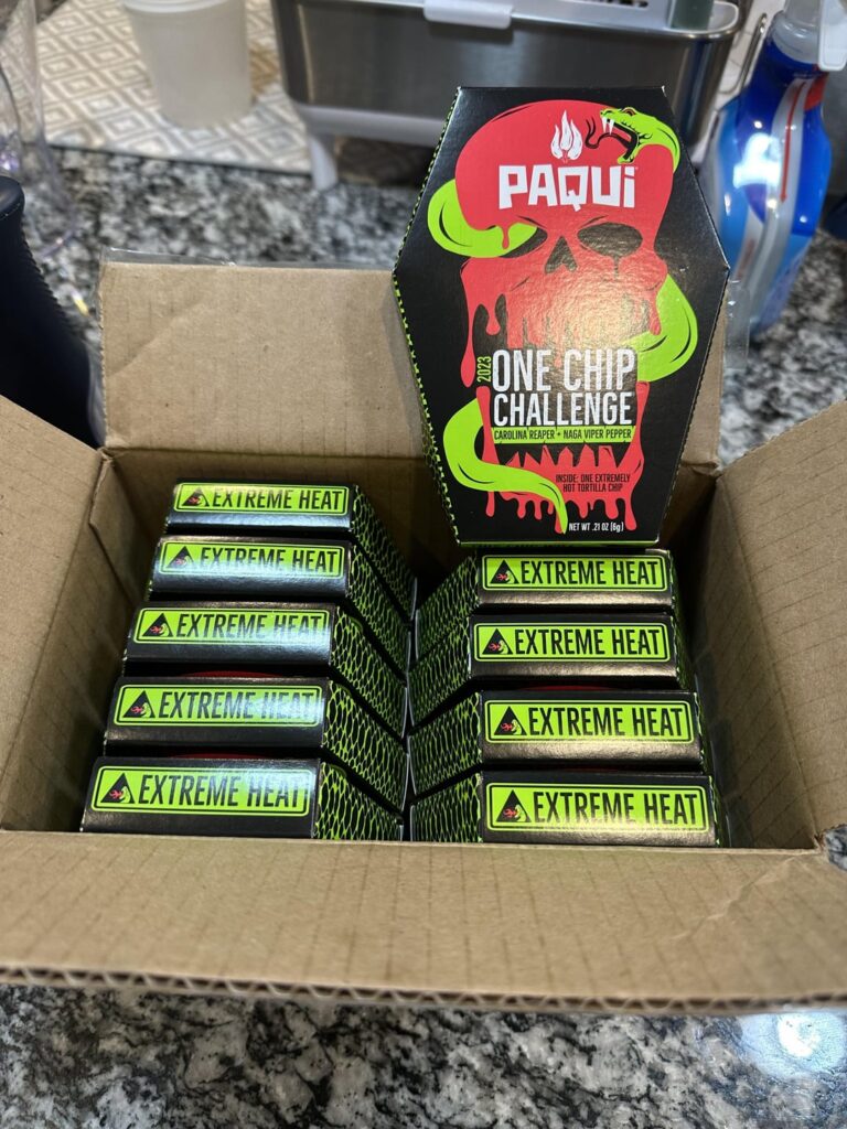 2023 Paqui one chip challenge.