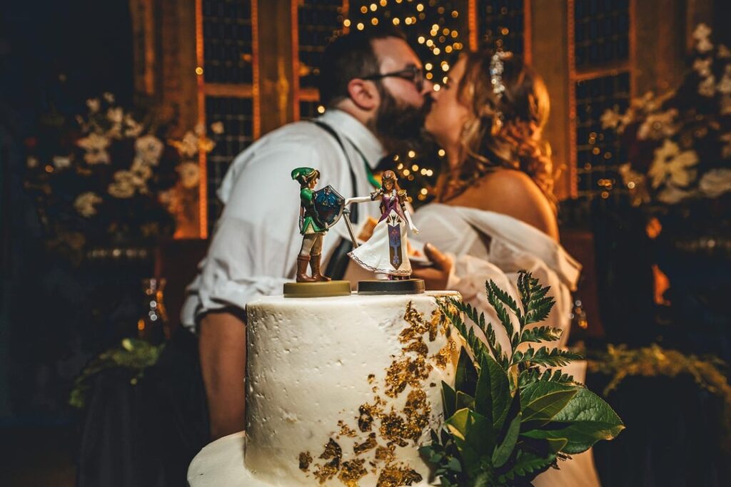 Definitely one of the geekiest cakes I've shot at a wedding