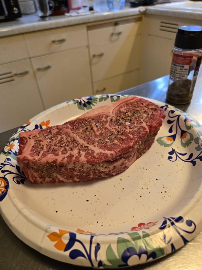 Local butcher's steak