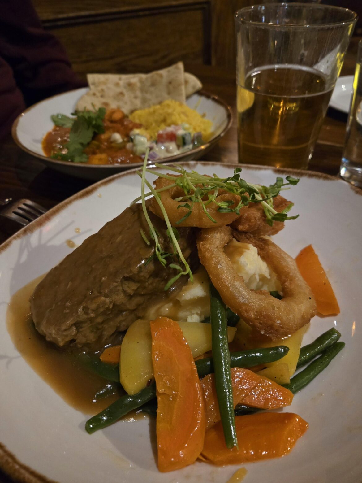 Meatloaf special from Abbot Pub at Yonge & Lawrence