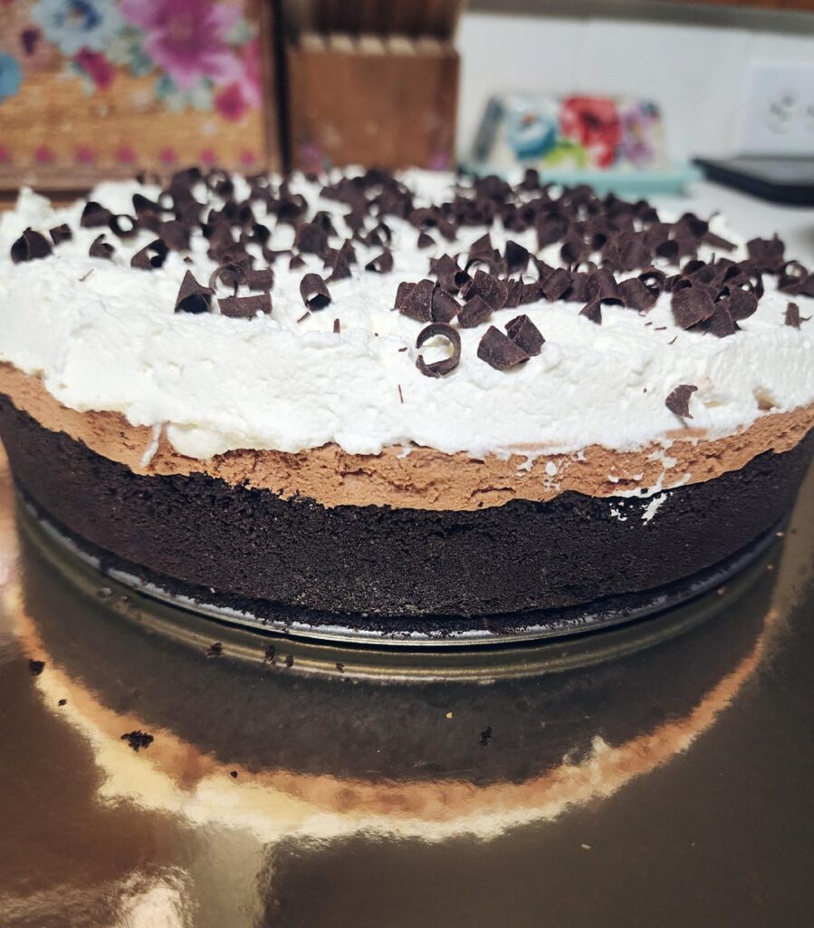 I made my husband a french silk pie!:)