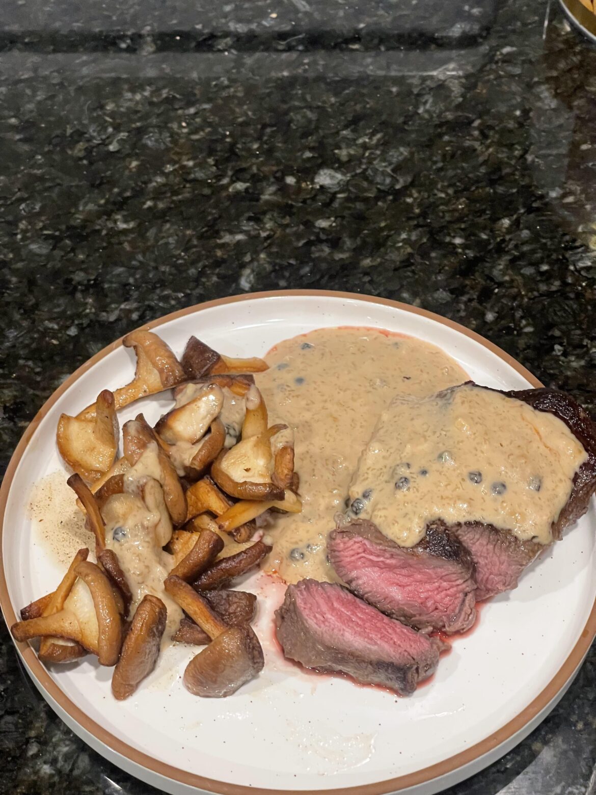 3-hour sirloin and my second sous vide attempt. Not quite tenderloin, but a lot better than a grilled sirloin.
