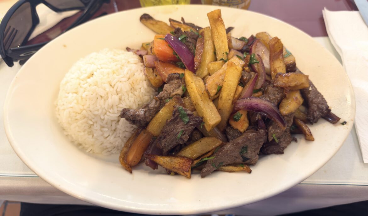 Lomo Saltado from Mario’s in Hollywood