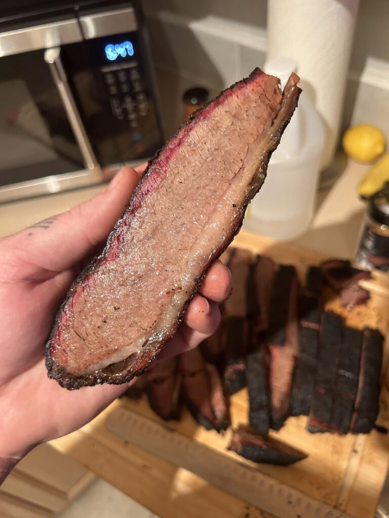 First time smoking a brisket. Pitboss pellet, 16 hours Total.