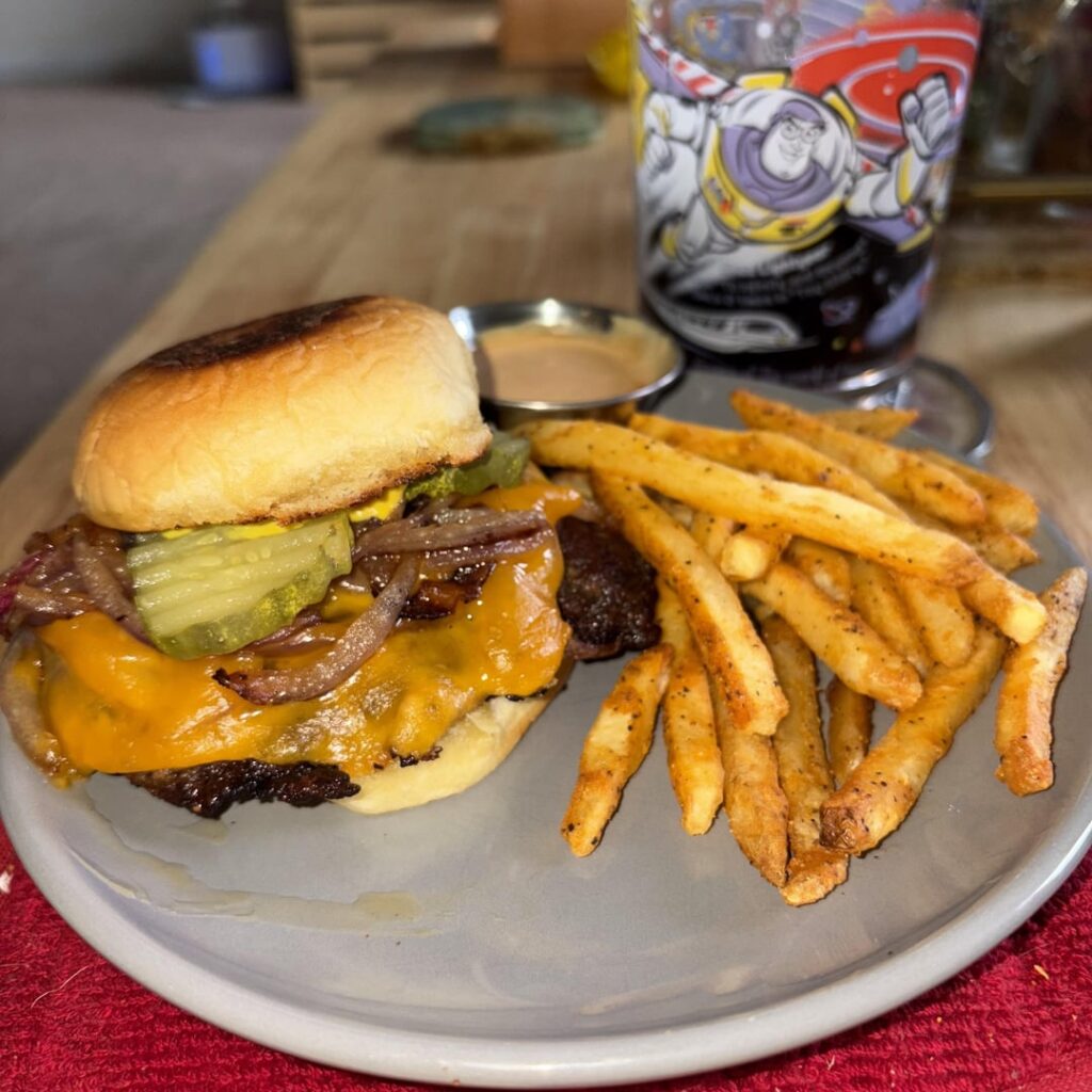 Smash Burger for Lunch