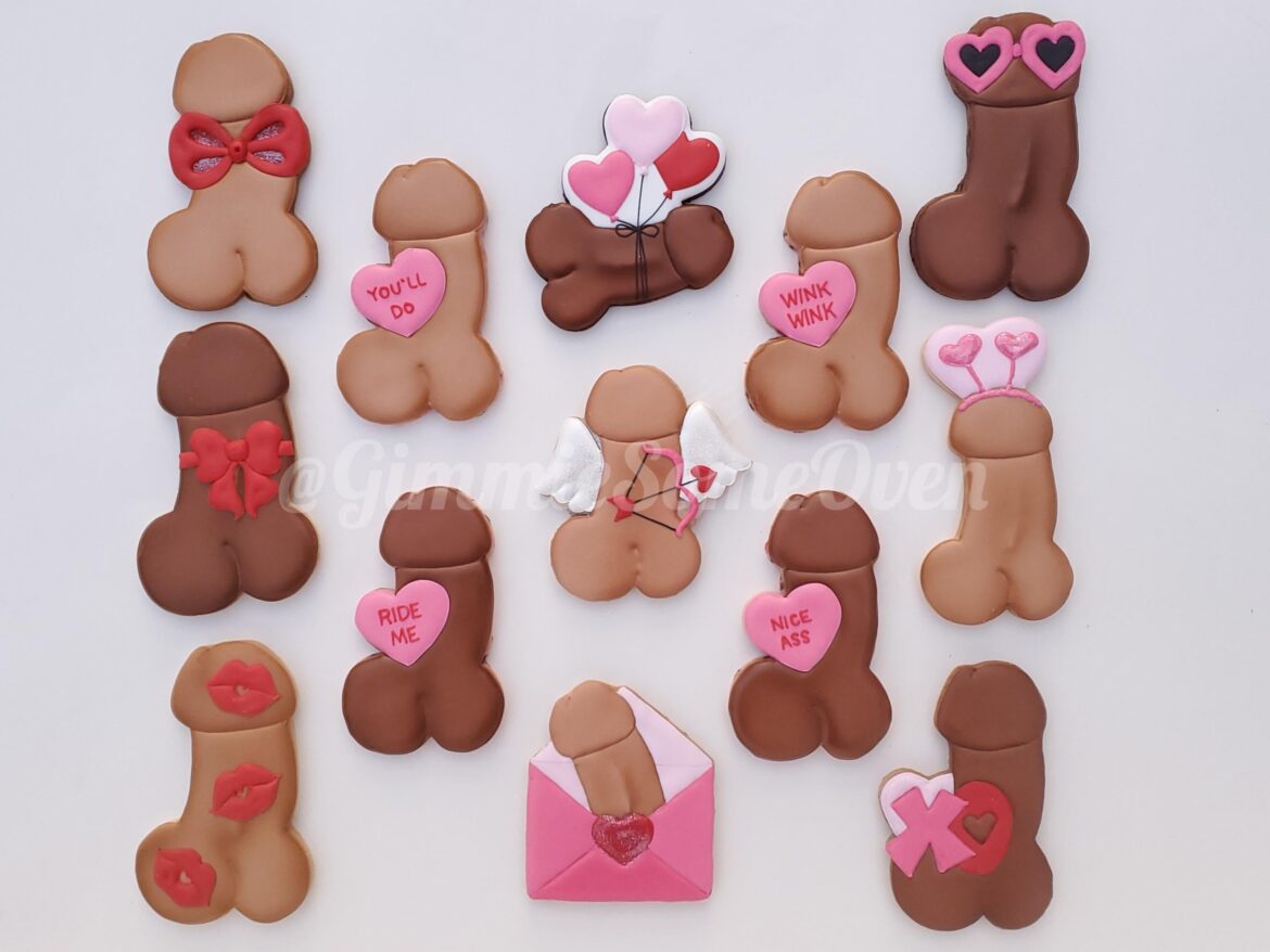 Naughty Valentine's Cookies - or as some of my clients call them...c*ckies... 😬🤣