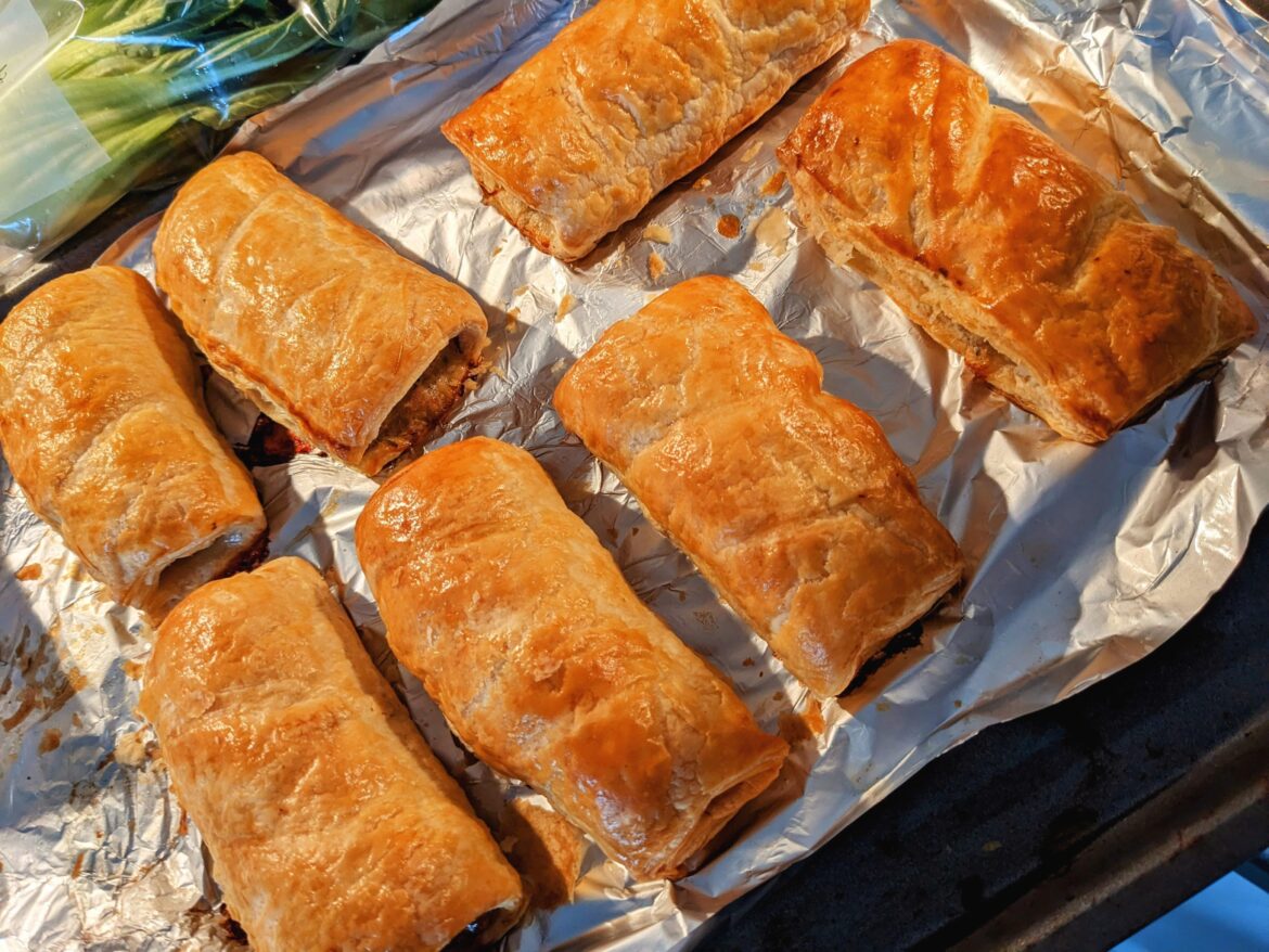 Test run of sausage roll ideas