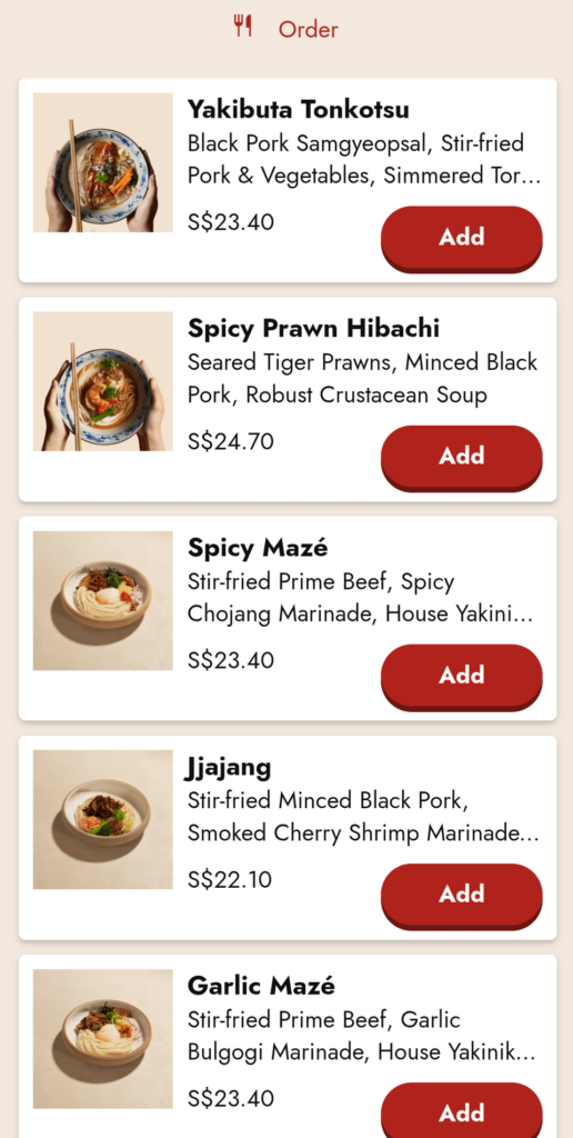 lowest calorie option on this menu?